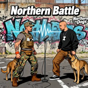 Comicbild Trainingsspiegel Hundetraining – Northern Battle zeigt Haltung im Alltag