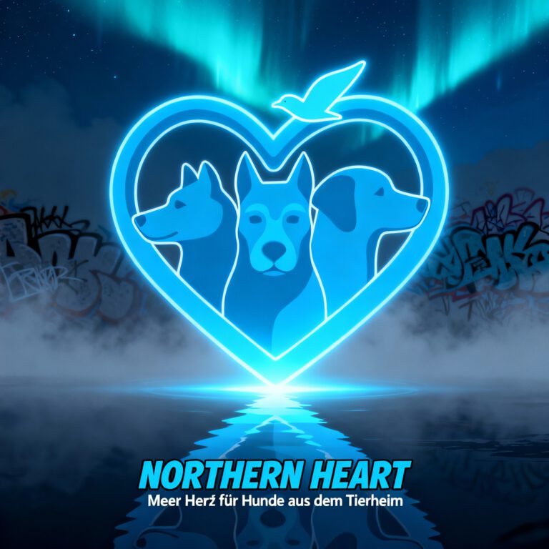 Cover Northern Heart - Mer Herz für Hunde aus dem Tierheim- Northern Dogs - Erziehung und Meer - Hundeschule Rendsburg - Eckernförde